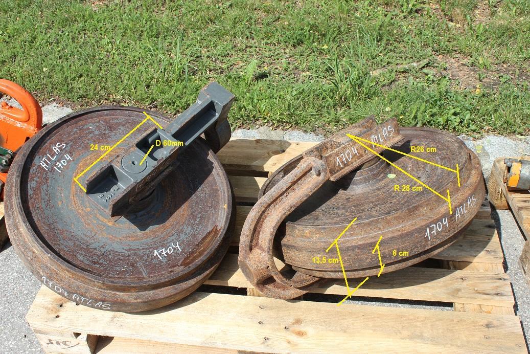 Atlas 1704 LC - Peças de material rodante para Máquina de construção: foto 2 Atlas 1704 LC - Peças de material rodante para Máquina de construção: foto 2