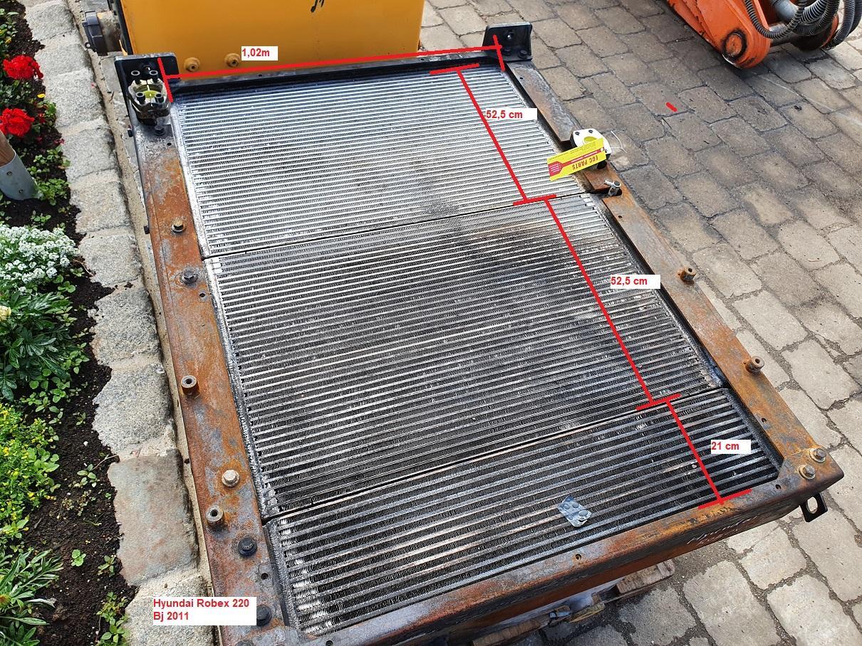 Hyundai Robex 220 LC 9A - Sistema de arrefecimento para Máquina de construção: foto 5 Hyundai Robex 220 LC 9A - Sistema de arrefecimento para Máquina de construção: foto 5