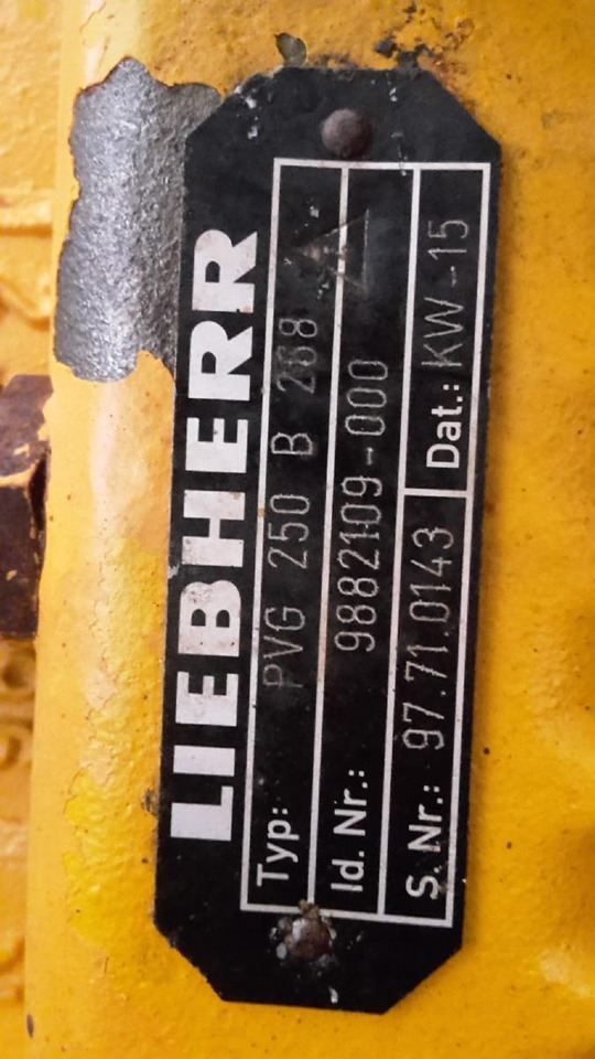 Hidráulica para Máquina de construção Liebherr PVG 250/ LH LR 622: foto 6