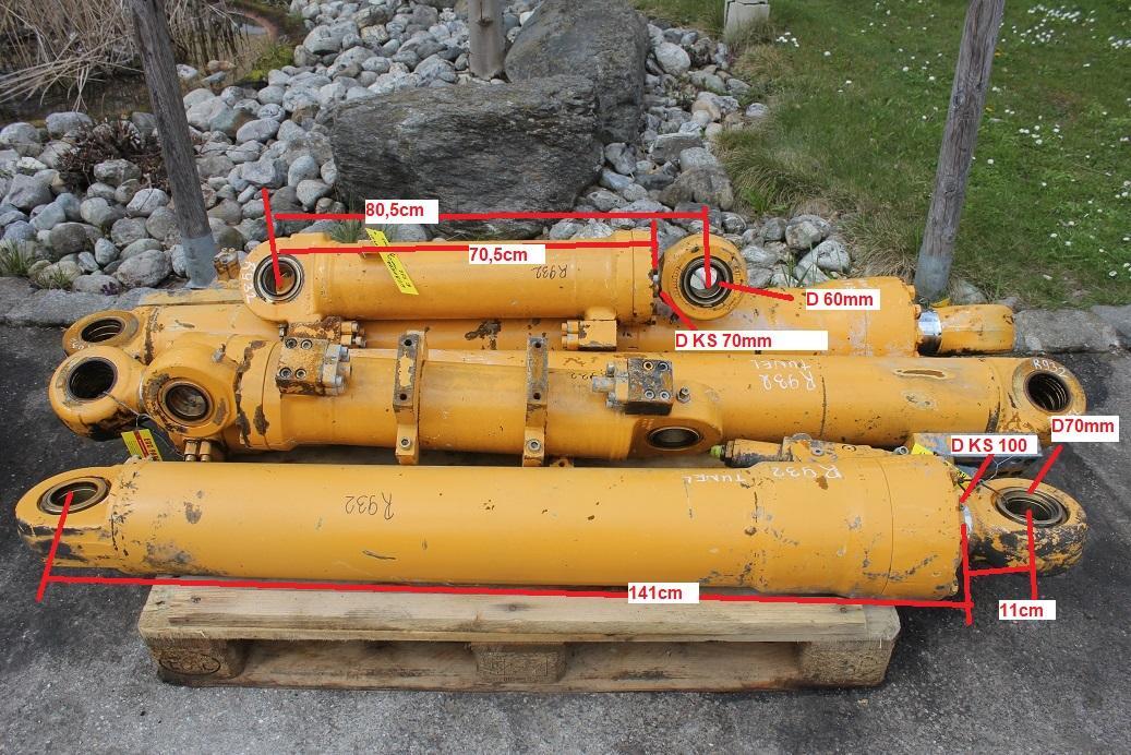 Liebherr R 932 LIT Tunnel - Cilindro hidráulico para Máquina de construção: foto 1 Liebherr R 932 LIT Tunnel - Cilindro hidráulico para Máquina de construção: foto 1