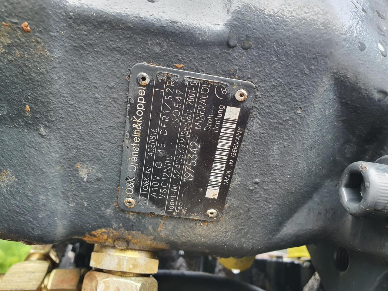 O&K L 25.5 - Bomba hidráulica para Pá carregadora de rodas: foto 2 O&K L 25.5 - Bomba hidráulica para Pá carregadora de rodas: foto 2