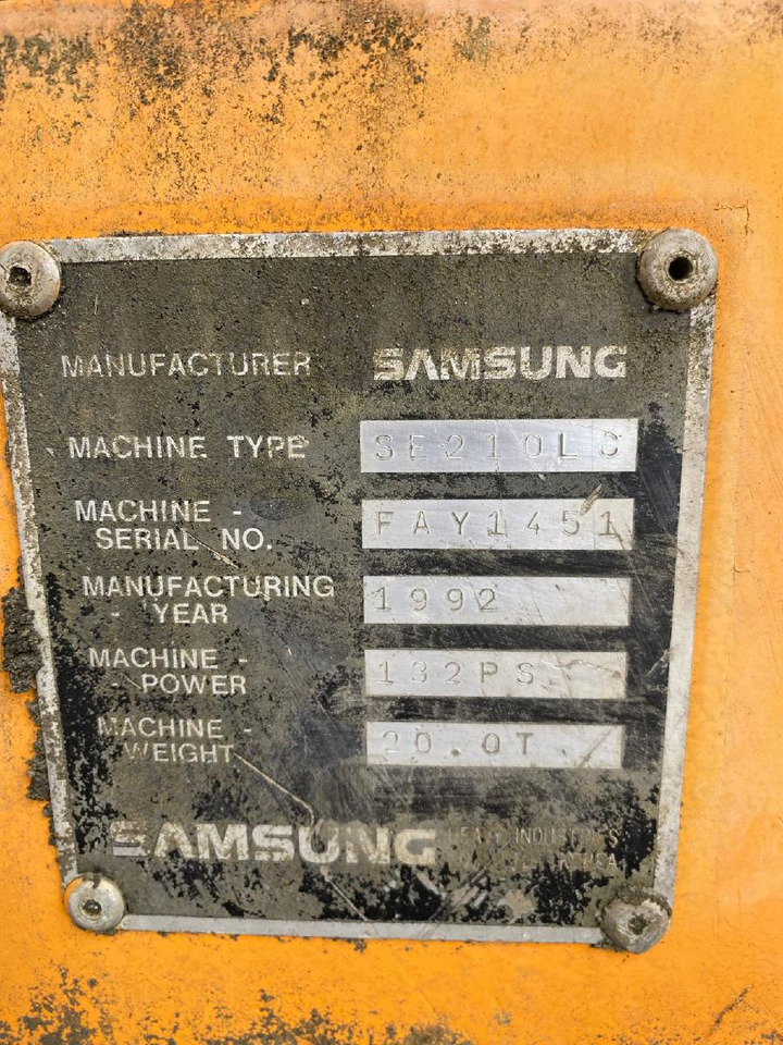 Cabine para Máquina de construção Samsung SE 210: foto 6