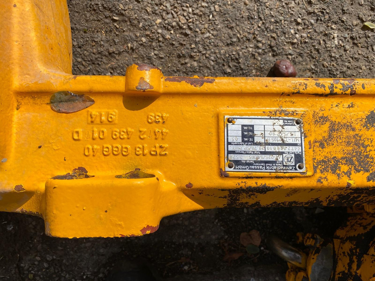 Eixo e peças para Máquina de construção Zettelmeyer ZL 601 B ZF AV 225: foto 6