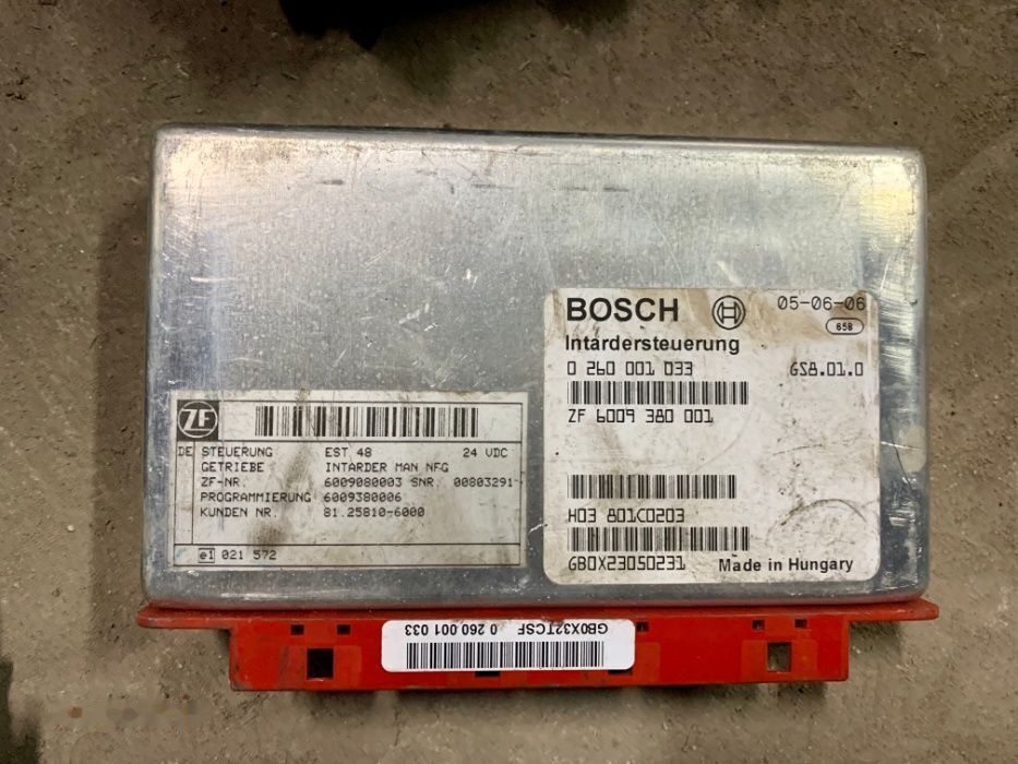 Bosch Retardera Intradera 0260001033 MAN TGA truck - Centralina electrónica para Camião: foto 1 Bosch Retardera Intradera 0260001033 MAN TGA truck - Centralina electrónica para Camião: foto 1