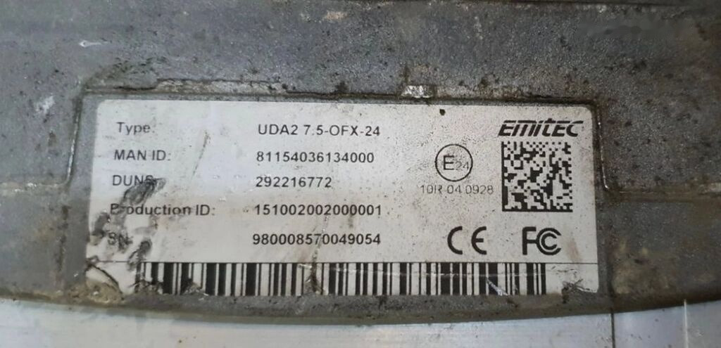 Moduł EMITEC Euro 6 Man TGX TGS 440KM 81154036134000 regeneracja 81154036134000 - Sistema de escape para Camião: foto 3 Moduł EMITEC Euro 6 Man TGX TGS 440KM 81154036134000 regeneracja 81154036134000 - Sistema de escape para Camião: foto 3