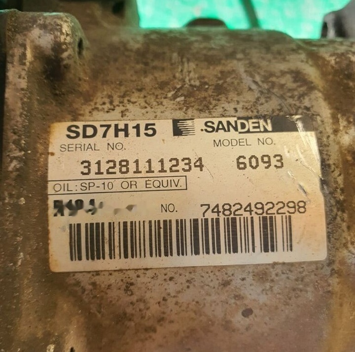 Renault SD7H15 / 6093 / 6093 Renault Premium - Compressor de ar condicionado para Camião: foto 2 Renault SD7H15 / 6093 / 6093 Renault Premium - Compressor de ar condicionado para Camião: foto 2