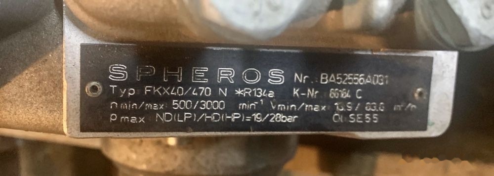 Spheros FKX40/470 28bar FKX40/470 - Compressor de ar condicionado para Ônibus: foto 3 Spheros FKX40/470 28bar FKX40/470 - Compressor de ar condicionado para Ônibus: foto 3