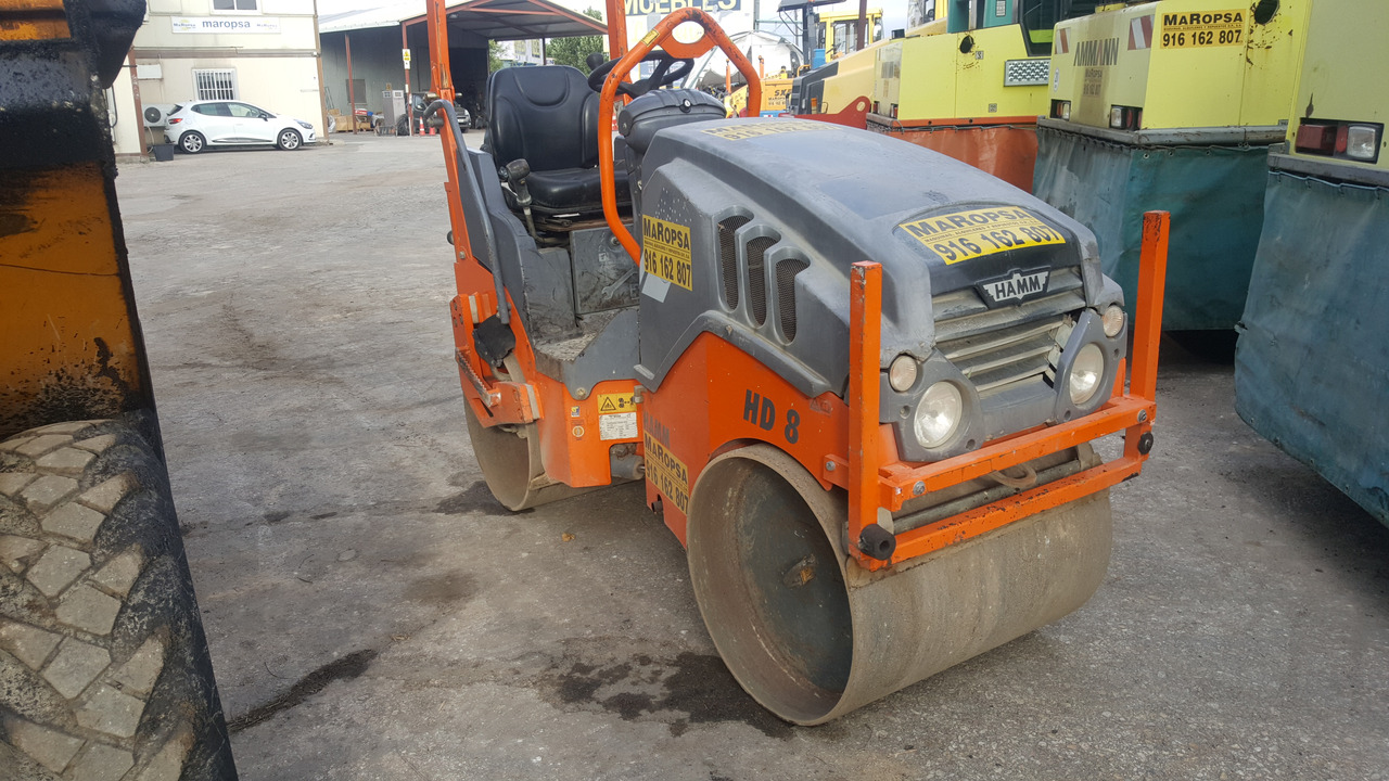 Doble Vibrante Hamm HD 8 - Compactador de asfalto: foto 1 Doble Vibrante Hamm HD 8 - Compactador de asfalto: foto 1