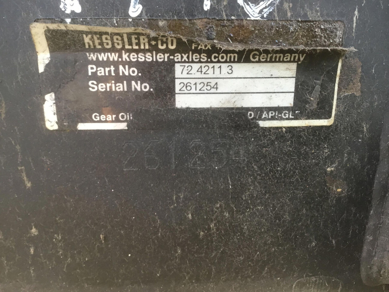 Demag AC 35 axle 2 - Eixo e peças para Grua móvel: foto 5 Demag AC 35 axle 2 - Eixo e peças para Grua móvel: foto 5