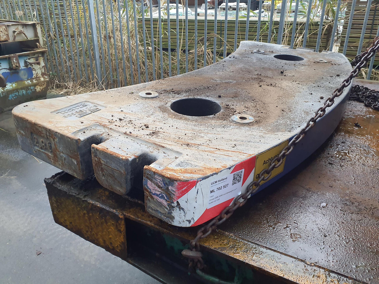 Grove GMK 4090 counterweight 2,9 T - Contrapeso para Grua móvel: foto 2 Grove GMK 4090 counterweight 2,9 T - Contrapeso para Grua móvel: foto 2