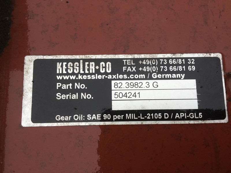 KESSLER axle 82.3982.3G - Eixo traseiro para Guindaste: foto 5 KESSLER axle 82.3982.3G - Eixo traseiro para Guindaste: foto 5