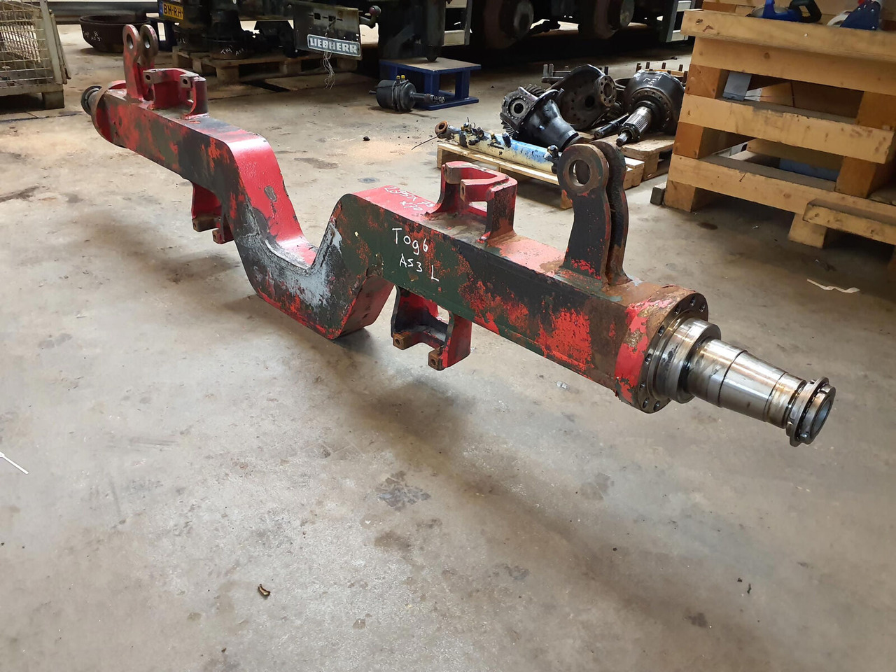 Krupp KMK 5100 axle 3 housing - Eixo e peças para Grua móvel: foto 4 Krupp KMK 5100 axle 3 housing - Eixo e peças para Grua móvel: foto 4