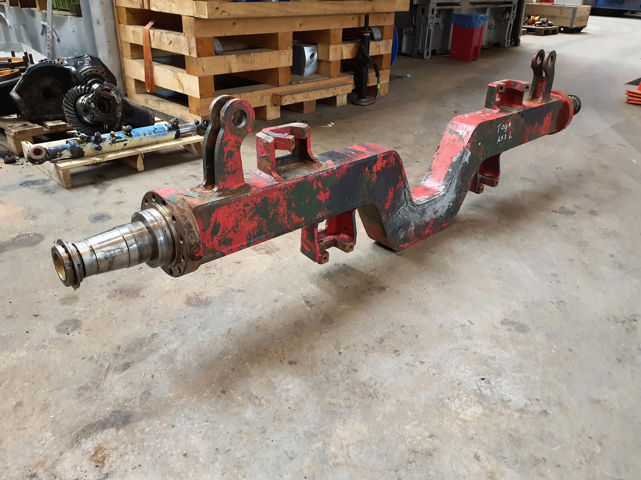 Krupp KMK 5100 axle 3 housing - Eixo e peças para Grua móvel: foto 2 Krupp KMK 5100 axle 3 housing - Eixo e peças para Grua móvel: foto 2