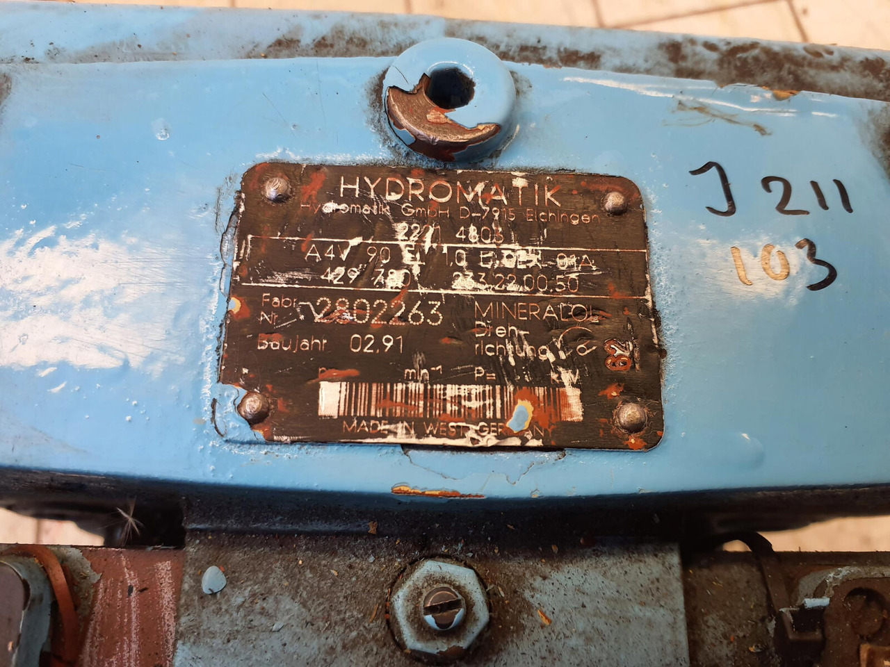 Bomba hidráulica para Grua móvel Krupp KMK 6180/6200 pump: foto 6 Bomba hidráulica para Grua móvel Krupp KMK 6180/6200 pump: foto 6