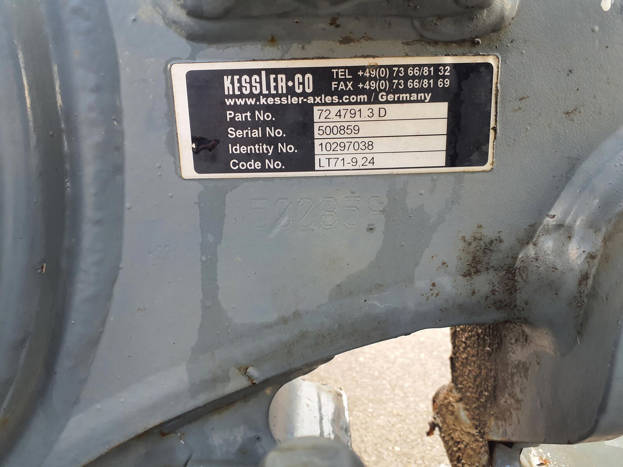 Liebherr LTM 1130-5.1 axle 5 - Eixo e peças para Grua móvel: foto 5 Liebherr LTM 1130-5.1 axle 5 - Eixo e peças para Grua móvel: foto 5