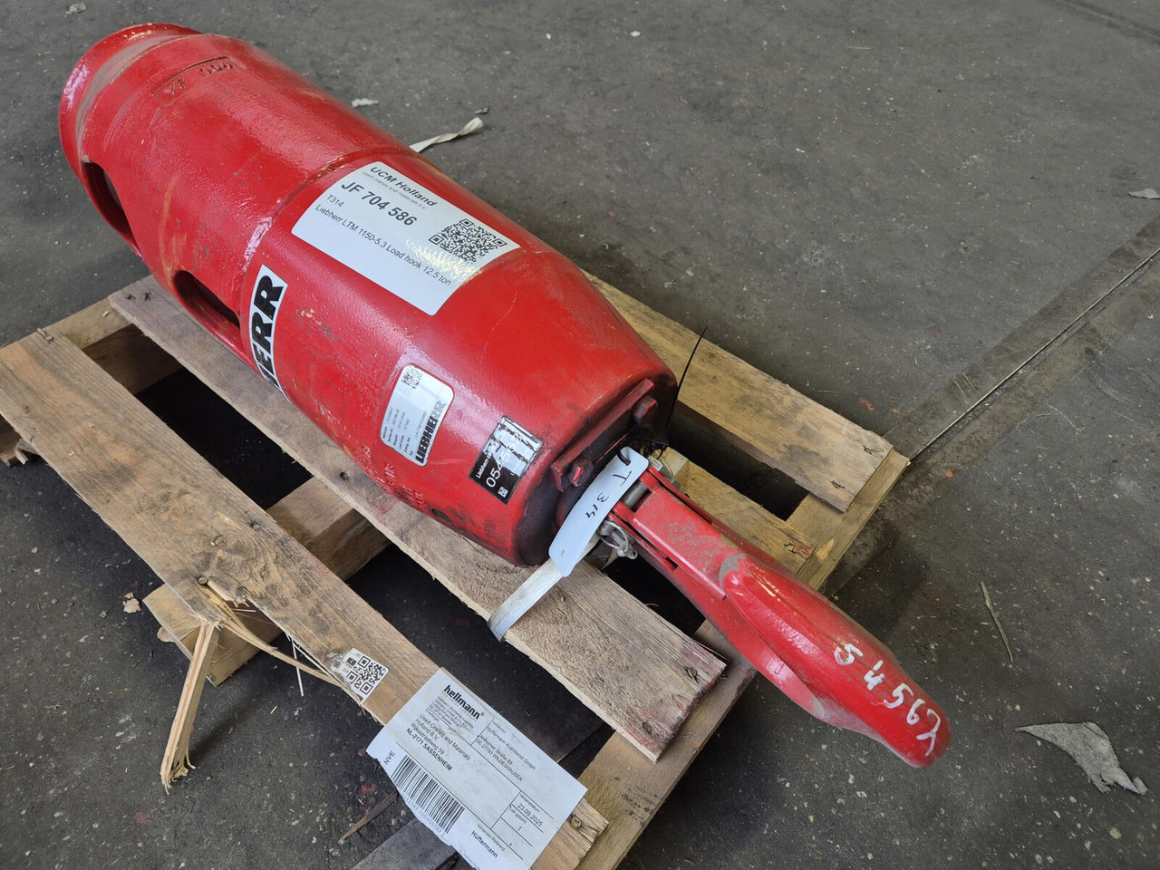 Liebherr LTM 1150-5.3 Load hook 12.5 ton - Peça de reposição para Guindaste: foto 3 Liebherr LTM 1150-5.3 Load hook 12.5 ton - Peça de reposição para Guindaste: foto 3