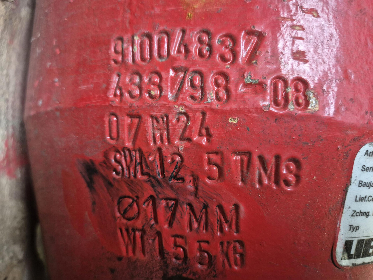 Liebherr LTM 1150-5.3 Load hook 12.5 ton - Peça de reposição para Guindaste: foto 5 Liebherr LTM 1150-5.3 Load hook 12.5 ton - Peça de reposição para Guindaste: foto 5