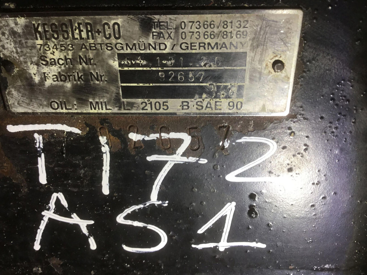 Terex AC 155 axle housing axle 1 - Eixo e peças para Grua móvel: foto 5 Terex AC 155 axle housing axle 1 - Eixo e peças para Grua móvel: foto 5