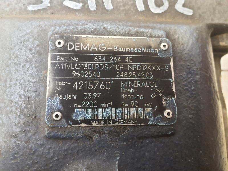 Terex AC 80 pump - Bomba hidráulica para Guindaste: foto 5 Terex AC 80 pump - Bomba hidráulica para Guindaste: foto 5