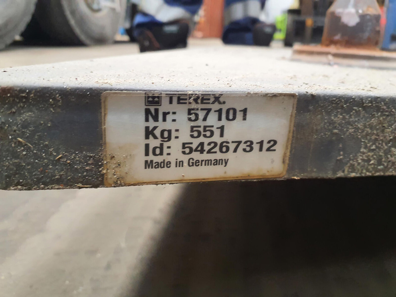 Terex Terex Demag Challenger 4200 counterweight 0.55 Ton - Contrapeso para Grua móvel: foto 5 Terex Terex Demag Challenger 4200 counterweight 0.55 Ton - Contrapeso para Grua móvel: foto 5