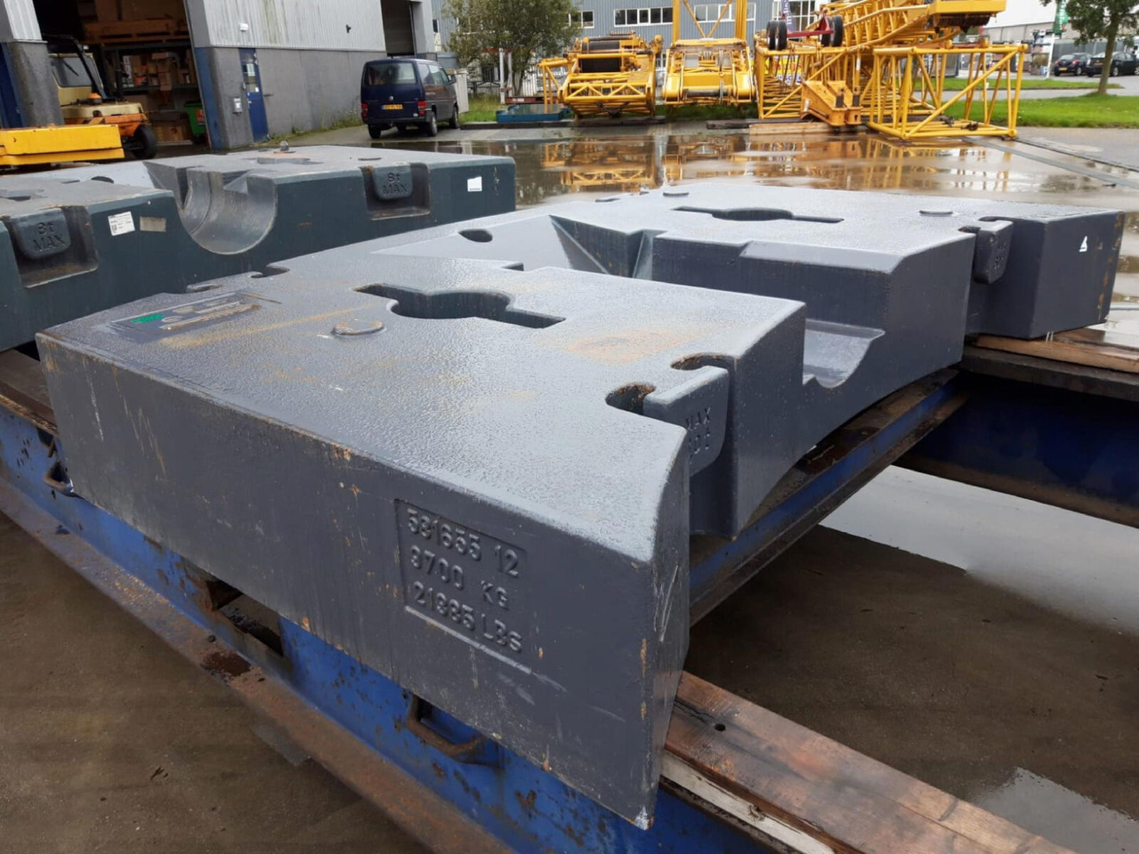 Terex Terex explorer 5600 counterweight 9,7 ton - Contrapeso para Grua móvel: foto 4 Terex Terex explorer 5600 counterweight 9,7 ton - Contrapeso para Grua móvel: foto 4