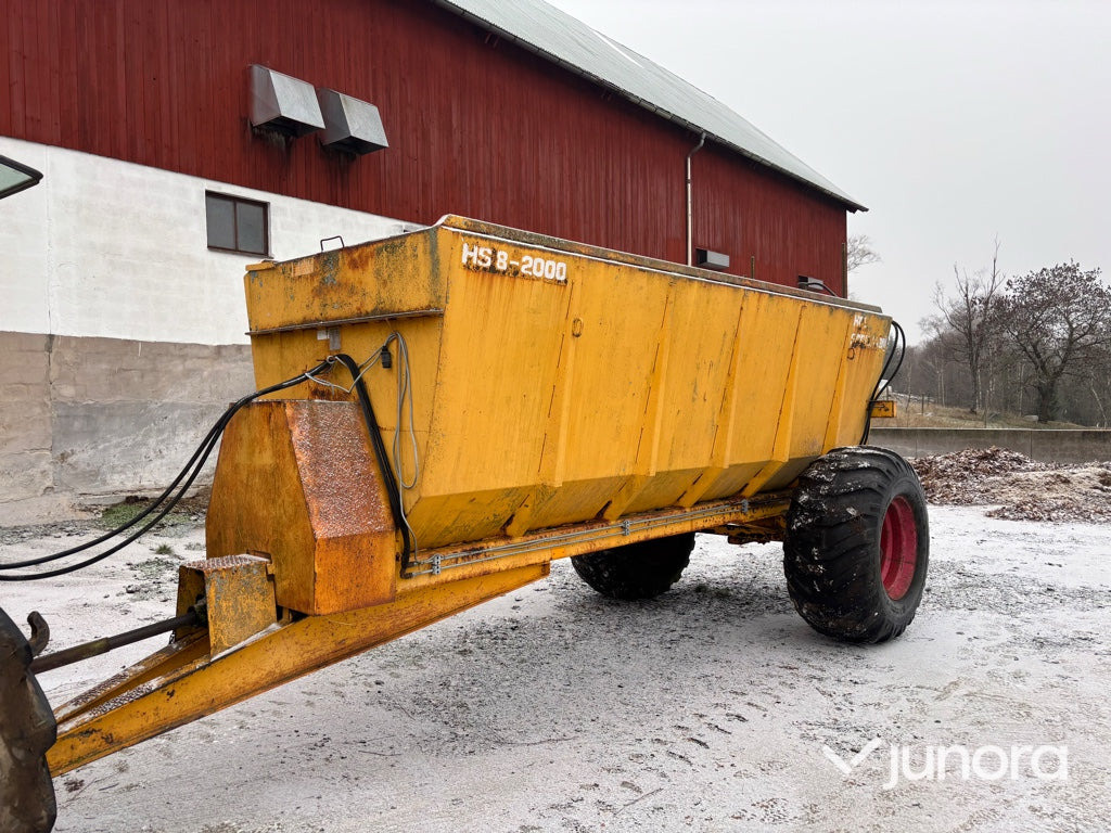 Gödselspridare - Hillspridaren HS8-2000 - Espalhador de estrume: foto 1 Gödselspridare - Hillspridaren HS8-2000 - Espalhador de estrume: foto 1