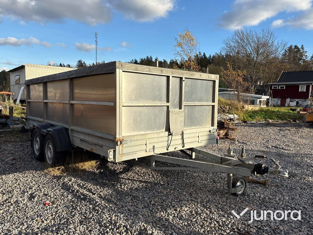 Slaktvagn - Igass 2 TON Combi - Reboque plataforma/ Caixa aberta: foto 4 Slaktvagn - Igass 2 TON Combi - Reboque plataforma/ Caixa aberta: foto 4