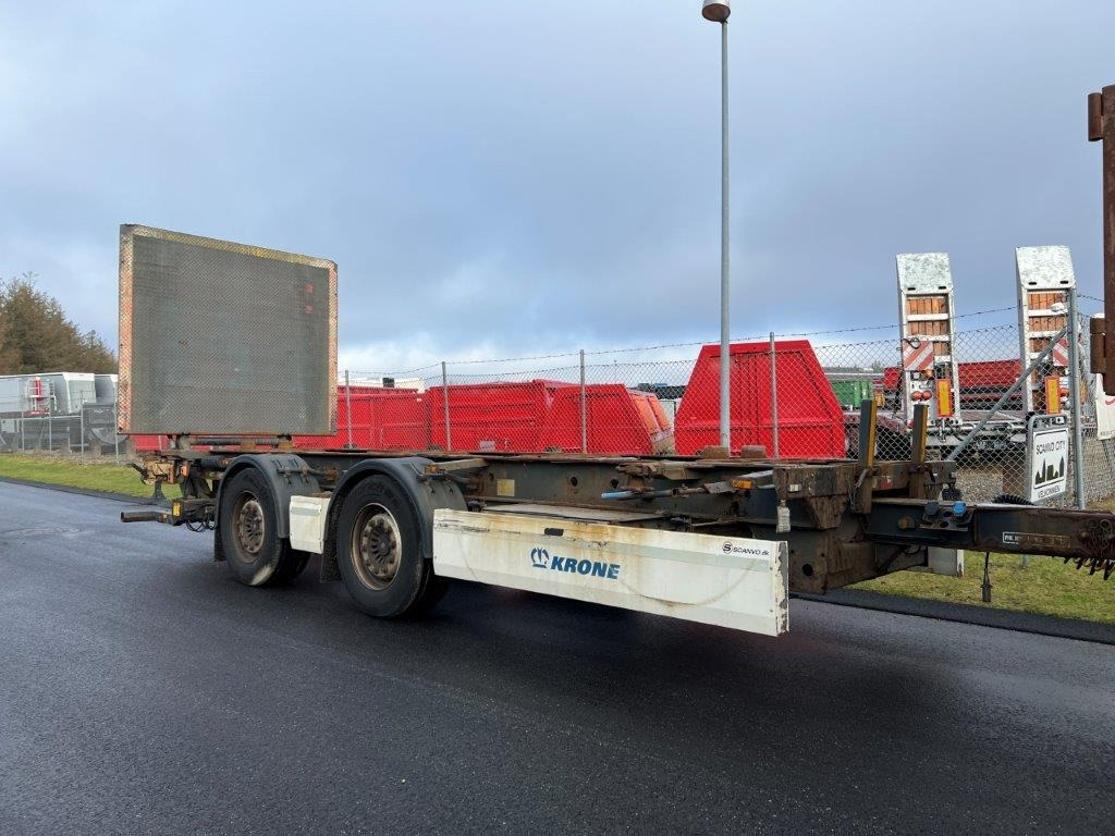 Krone ZZW 18 EL containerlåse - zepro lift - Reboque transportador de contêineres/ Caixa móvel: foto 2 Krone ZZW 18 EL containerlåse - zepro lift - Reboque transportador de contêineres/ Caixa móvel: foto 2
