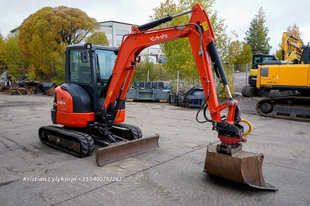 Mini escavadeira Kubota U36-4 ROTOTILTILLÄ: foto 8