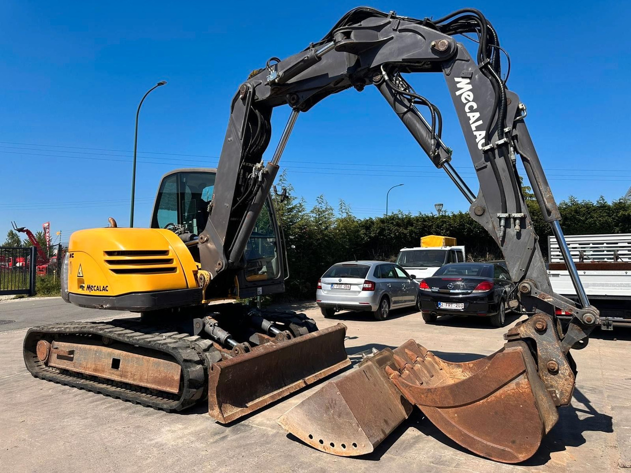 MECALAC M714. 3 Löffel + Gabel. Orginal 4098h. - Escavadora de rastos: foto 3 MECALAC M714. 3 Löffel + Gabel. Orginal 4098h. - Escavadora de rastos: foto 3