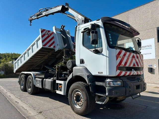 Renault Kerax 420dCi. 6X4. Hiab 144. Klima. - Camião polibenne, Camião grua: foto 1 Renault Kerax 420dCi. 6X4. Hiab 144. Klima. - Camião polibenne, Camião grua: foto 1