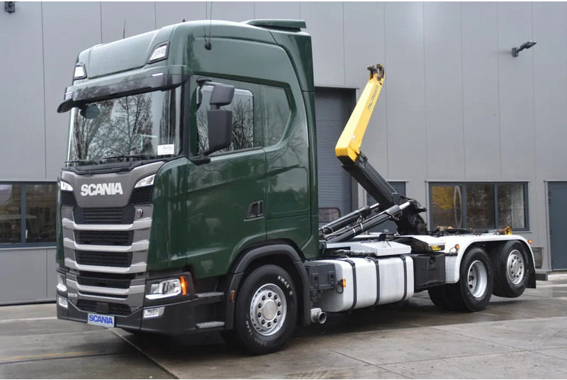 Scania S500 NGS 6x2*4 - HOOKLIFT - RETARDER - 477 TKM - PARK. AIRCO - WHEELBASE: 475 CM - PTO - EXCELLENT CONDITION - - Camião polibenne: foto 1 Scania S500 NGS 6x2*4 - HOOKLIFT - RETARDER - 477 TKM - PARK. AIRCO - WHEELBASE: 475 CM - PTO - EXCELLENT CONDITION - - Camião polibenne: foto 1