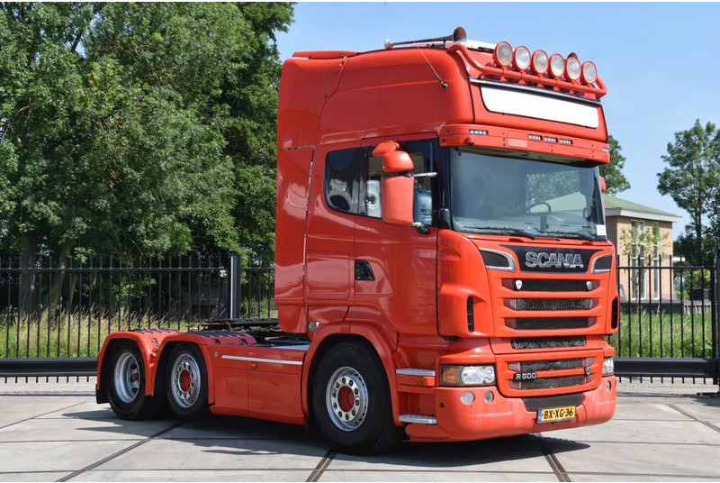 Scania R500 V8 TL 6x2/4 - EURO 5 - MANUAL - RETARDER - LEATHER SEATS - 2 x FUEL TANKS - XENON - - Tractor: foto 1 Scania R500 V8 TL 6x2/4 - EURO 5 - MANUAL - RETARDER - LEATHER SEATS - 2 x FUEL TANKS - XENON - - Tractor: foto 1