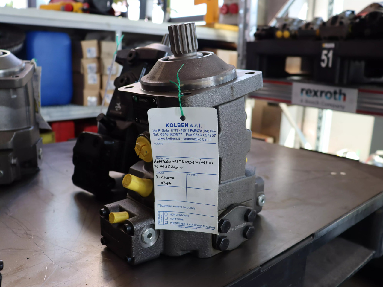 REXROTH A6VM060HA2T30004F/71MWV0M4Z8200-0 - Motor hidráulico para Máquina de construção: foto 2 REXROTH A6VM060HA2T30004F/71MWV0M4Z8200-0 - Motor hidráulico para Máquina de construção: foto 2