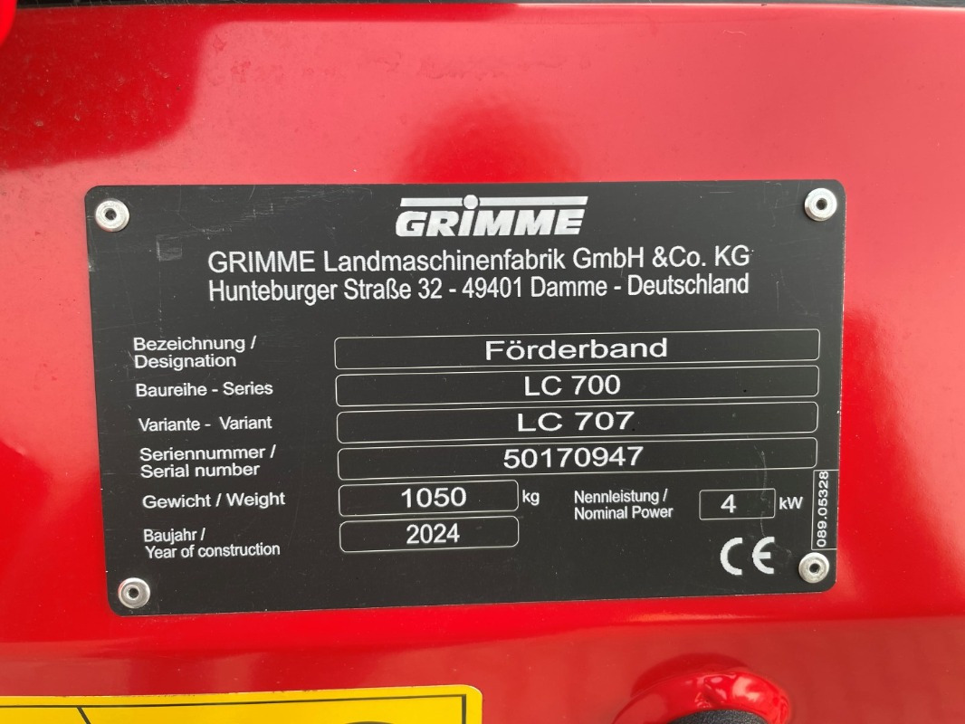 Grimme LC 707 - Rental - Equipamento para armazenagem: foto 2 Grimme LC 707 - Rental - Equipamento para armazenagem: foto 2