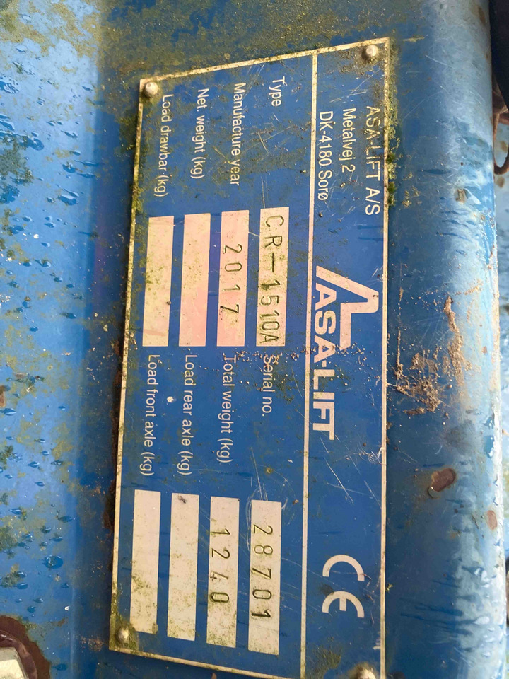 ASA-Lift CR-1510A - Máquina de vindimar: foto 3 ASA-Lift CR-1510A - Máquina de vindimar: foto 3