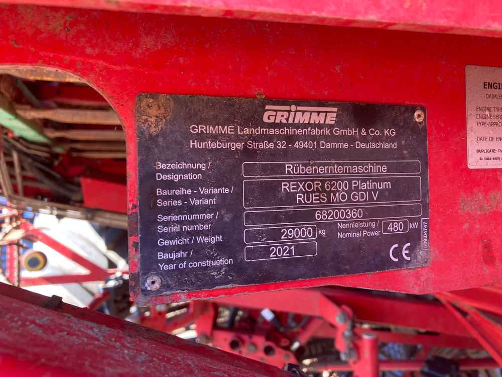 Grimme Grimme Rexor 620 Self-Propelled Sugarbeet Harvester - Maquina para lavrar a terra: foto 2 Grimme Grimme Rexor 620 Self-Propelled Sugarbeet Harvester - Maquina para lavrar a terra: foto 2