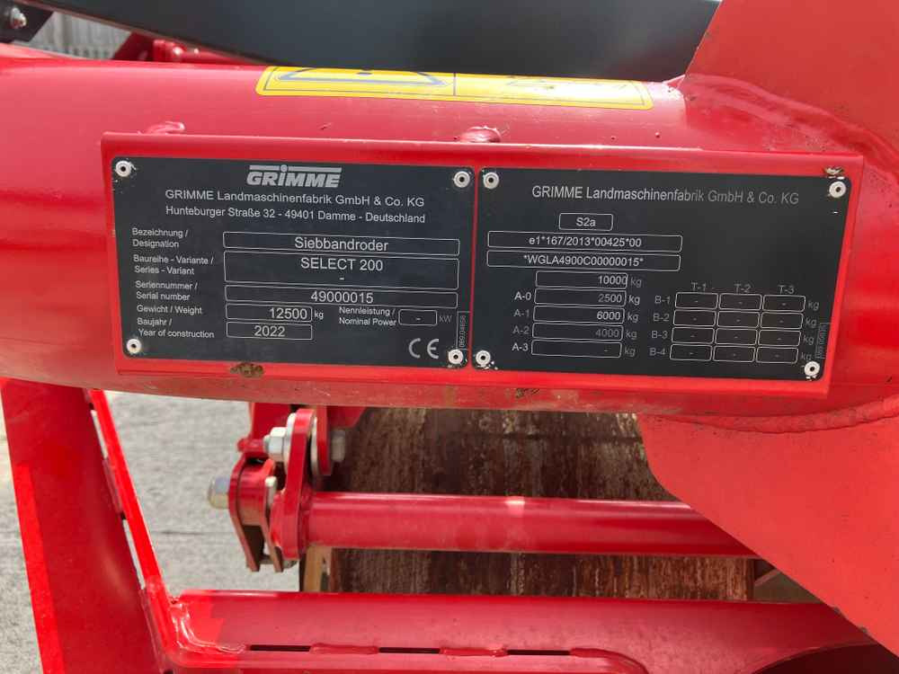 Grimme Grimme Select 200 2 Row Trailed Potato Harvester - Colheitadeira: foto 2 Grimme Grimme Select 200 2 Row Trailed Potato Harvester - Colheitadeira: foto 2
