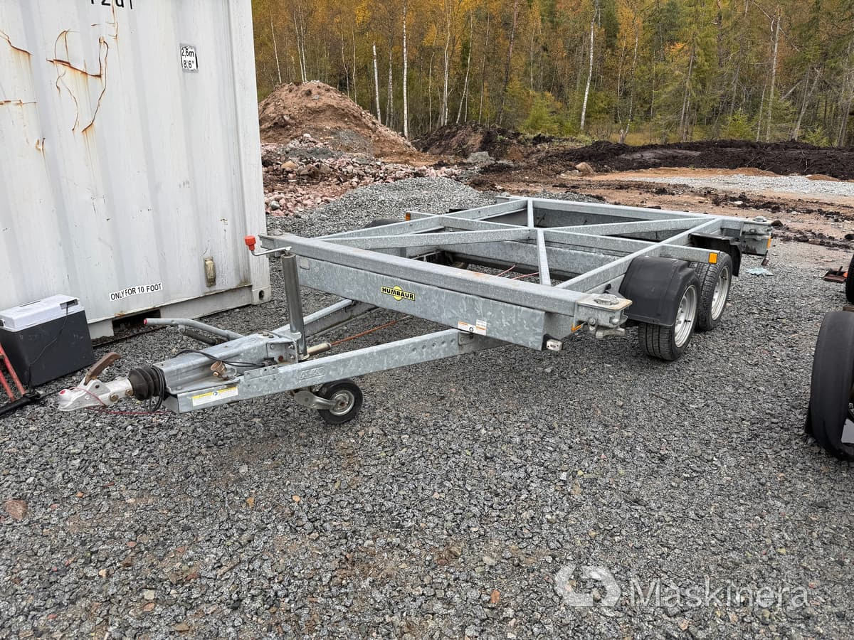 Containersläp Humbaur CON 3,5 ton - Reboque transportador de contêineres/ Caixa móvel: foto 1 Containersläp Humbaur CON 3,5 ton - Reboque transportador de contêineres/ Caixa móvel: foto 1