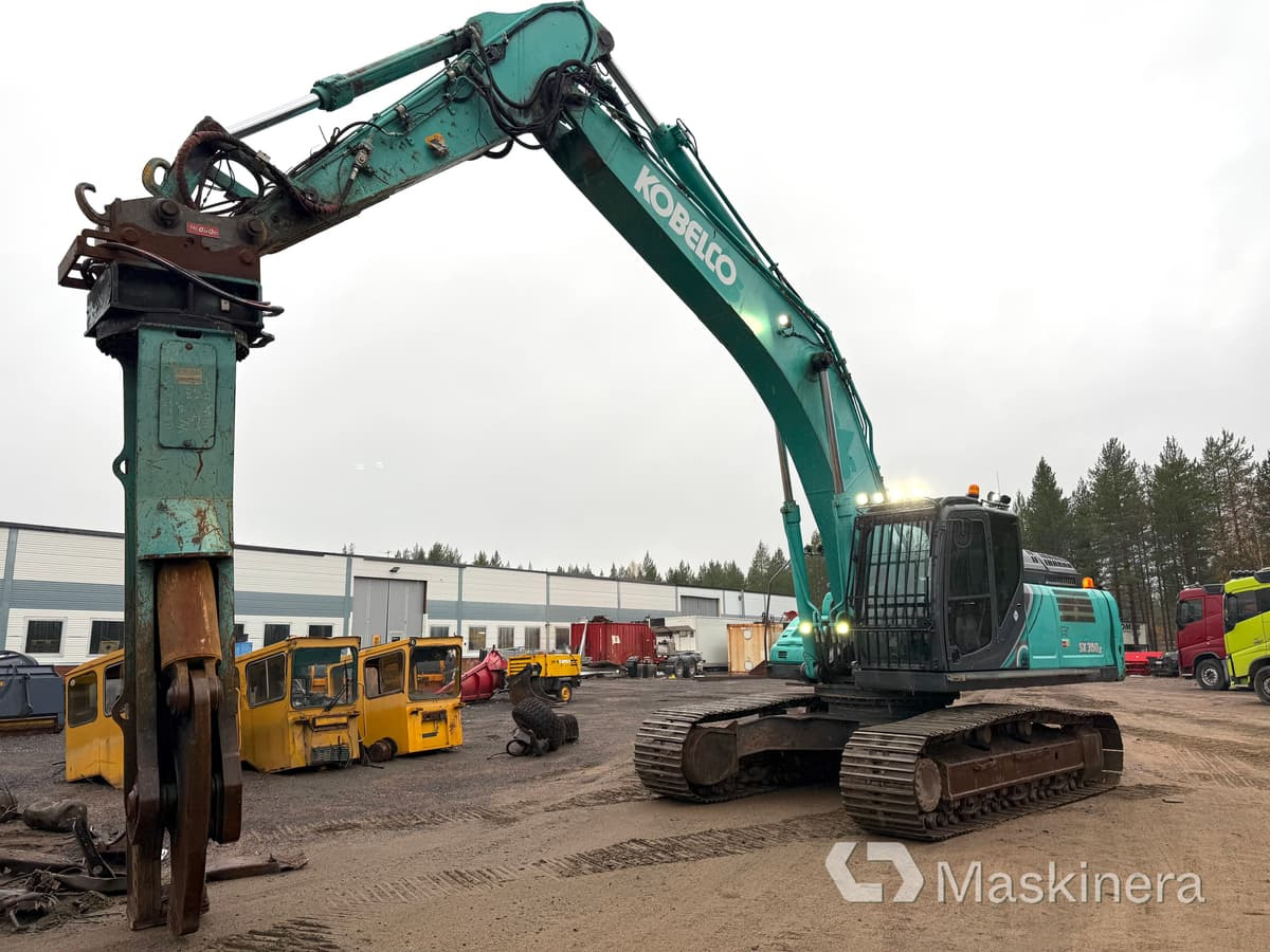 Escavadora de rastos Grävmaskin Kobelco SK350LC-10 med stålsax: foto 1