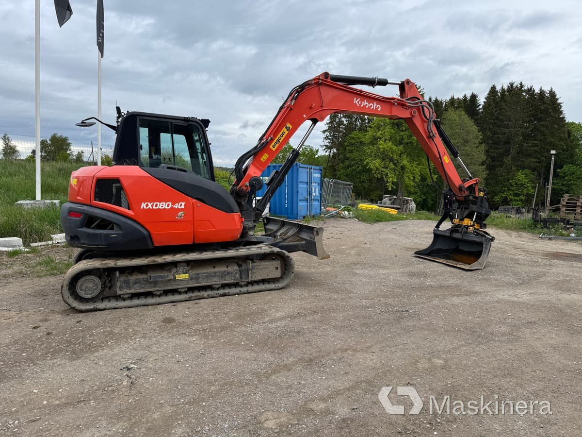 Grävmaskin Kubota KX 080-4 - Escavadora de rastos: foto 4 Grävmaskin Kubota KX 080-4 - Escavadora de rastos: foto 4