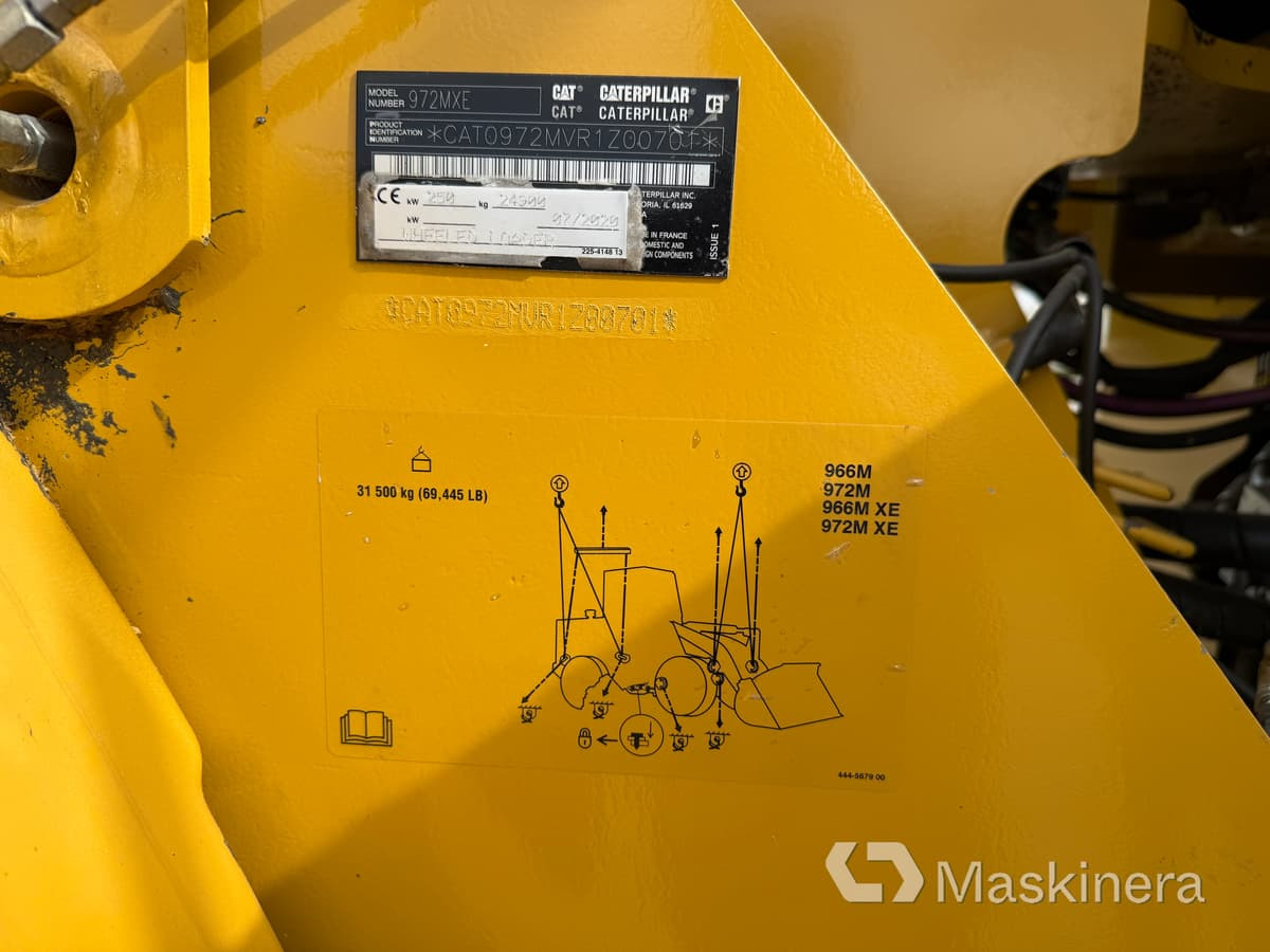 Pá carregadora de rodas Hjullastare CAT 972MXE: foto 9