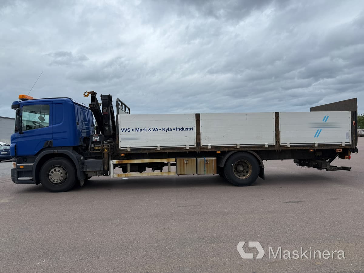 Kranbil Scania P320 - Camião de caixa aberta/ Plataforma, Camião grua: foto 2 Kranbil Scania P320 - Camião de caixa aberta/ Plataforma, Camião grua: foto 2