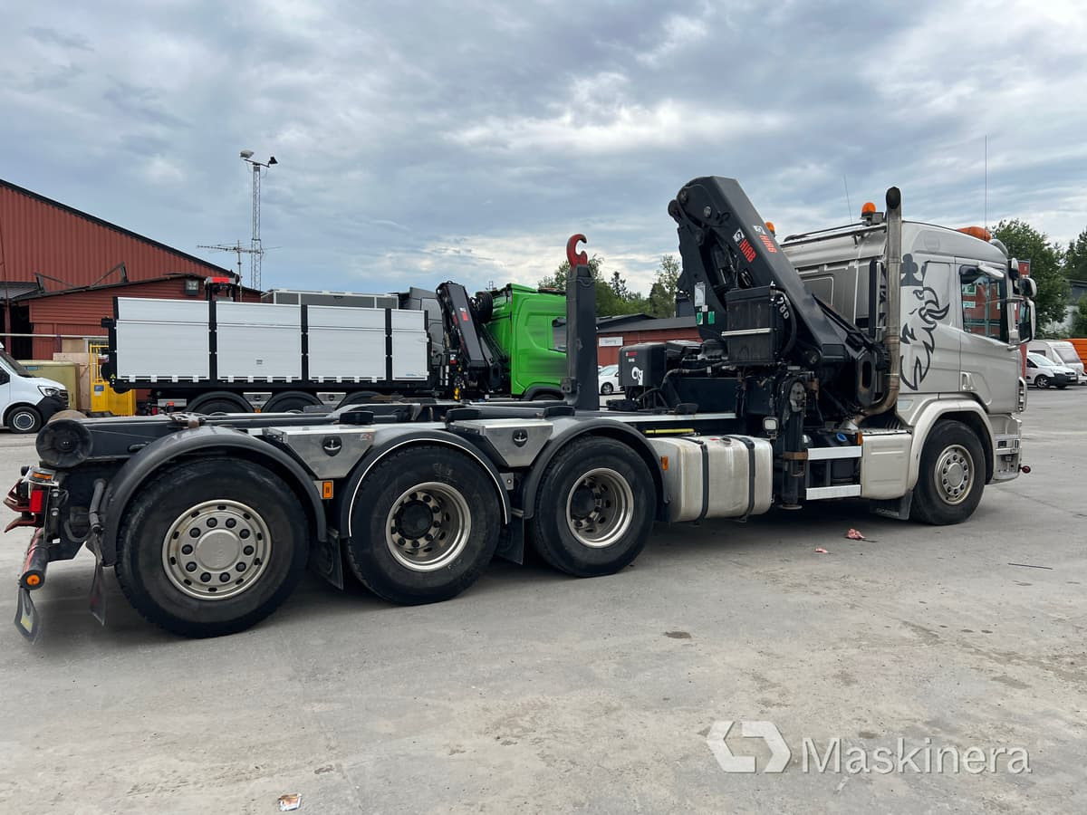 Kranväxlare Scania P410 8x4 - Camião polibenne, Camião grua: foto 5 Kranväxlare Scania P410 8x4 - Camião polibenne, Camião grua: foto 5