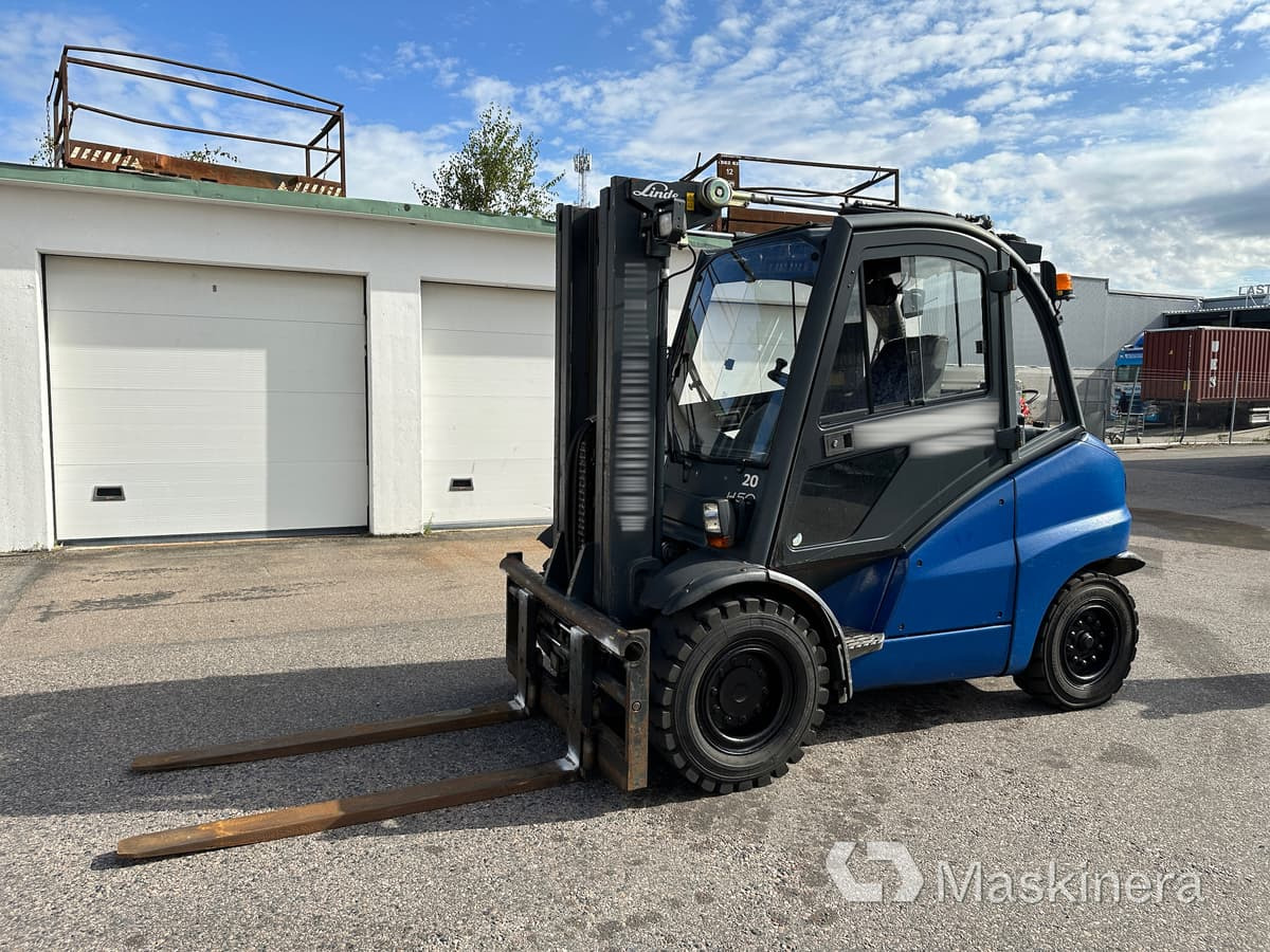 Truck Linde H50D Triplex - Empilhador a diesel: foto 1 Truck Linde H50D Triplex - Empilhador a diesel: foto 1