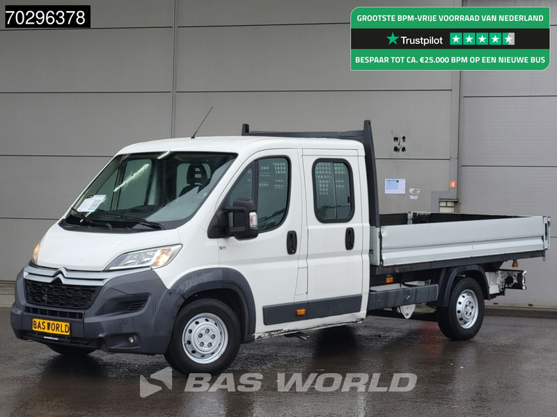 Citroën Jumper 130PK Open Laadbak Dubbel Cabine Trekhaak Airco Cruise Euro6 Pritsche Pickup Open Box Airco Trekhaak Cruise control - Carrinha de caixa aberta: foto 1 Citroën Jumper 130PK Open Laadbak Dubbel Cabine Trekhaak Airco Cruise Euro6 Pritsche Pickup Open Box Airco Trekhaak Cruise control - Carrinha de caixa aberta: foto 1