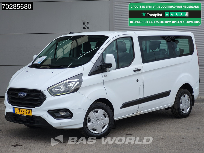 Ford Transit 105pk Personenvervoer Incl.BPM/Ex. BTW 9-Persoons Airco Cruise LED Parkeersensoren Taxi Passenger Transport Kombi Tourer Euro6 L - Minibus, Furgão de passageiros: foto 1 Ford Transit 105pk Personenvervoer Incl.BPM/Ex. BTW 9-Persoons Airco Cruise LED Parkeersensoren Taxi Passenger Transport Kombi Tourer Euro6 L - Minibus, Furgão de passageiros: foto 1