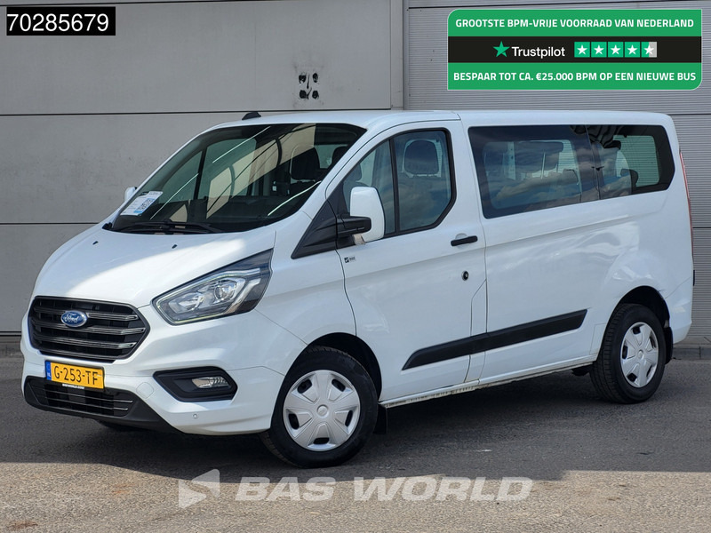 Ford Transit 105pk Personenvervoer Incl.BPM/Ex. BTW 9-Persoons Airco Cruise LED Parkeersensoren Taxi Passenger Transport Kombi Tourer Euro6 L - Minibus, Furgão de passageiros: foto 1 Ford Transit 105pk Personenvervoer Incl.BPM/Ex. BTW 9-Persoons Airco Cruise LED Parkeersensoren Taxi Passenger Transport Kombi Tourer Euro6 L - Minibus, Furgão de passageiros: foto 1