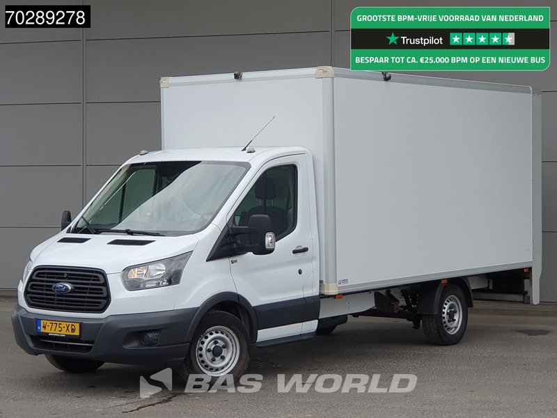 Ford Transit 130pk Laadklep Zijdeur Bakwagen 360camera Airco Euro6 Meubelbak Koffer 19m3 Airco - Carrinha de contentor: foto 1 Ford Transit 130pk Laadklep Zijdeur Bakwagen 360camera Airco Euro6 Meubelbak Koffer 19m3 Airco - Carrinha de contentor: foto 1