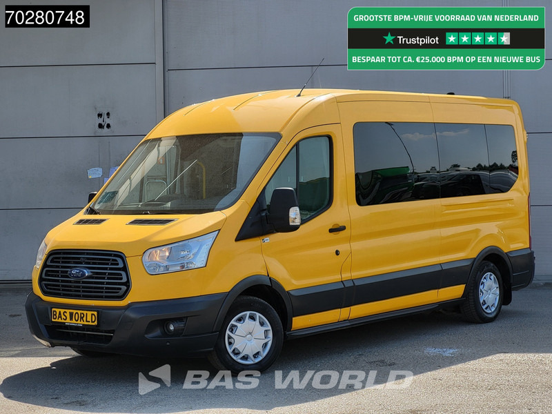 Ford Transit 130pk Personenvervoer Luchtvering Taxi L3H2 Ramp Airco Cruise Parkeersensoren Euro6 Kombi Tourer 11m3 Airco Cruise control - Minibus, Furgão de passageiros: foto 1 Ford Transit 130pk Personenvervoer Luchtvering Taxi L3H2 Ramp Airco Cruise Parkeersensoren Euro6 Kombi Tourer 11m3 Airco Cruise control - Minibus, Furgão de passageiros: foto 1